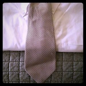 SILK TIE (SILVER)
